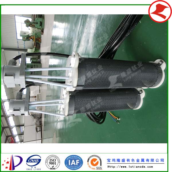 循環(huán)水除垢用鈦陽(yáng)極鈦電極發(fā)貨于河南客戶(hù)